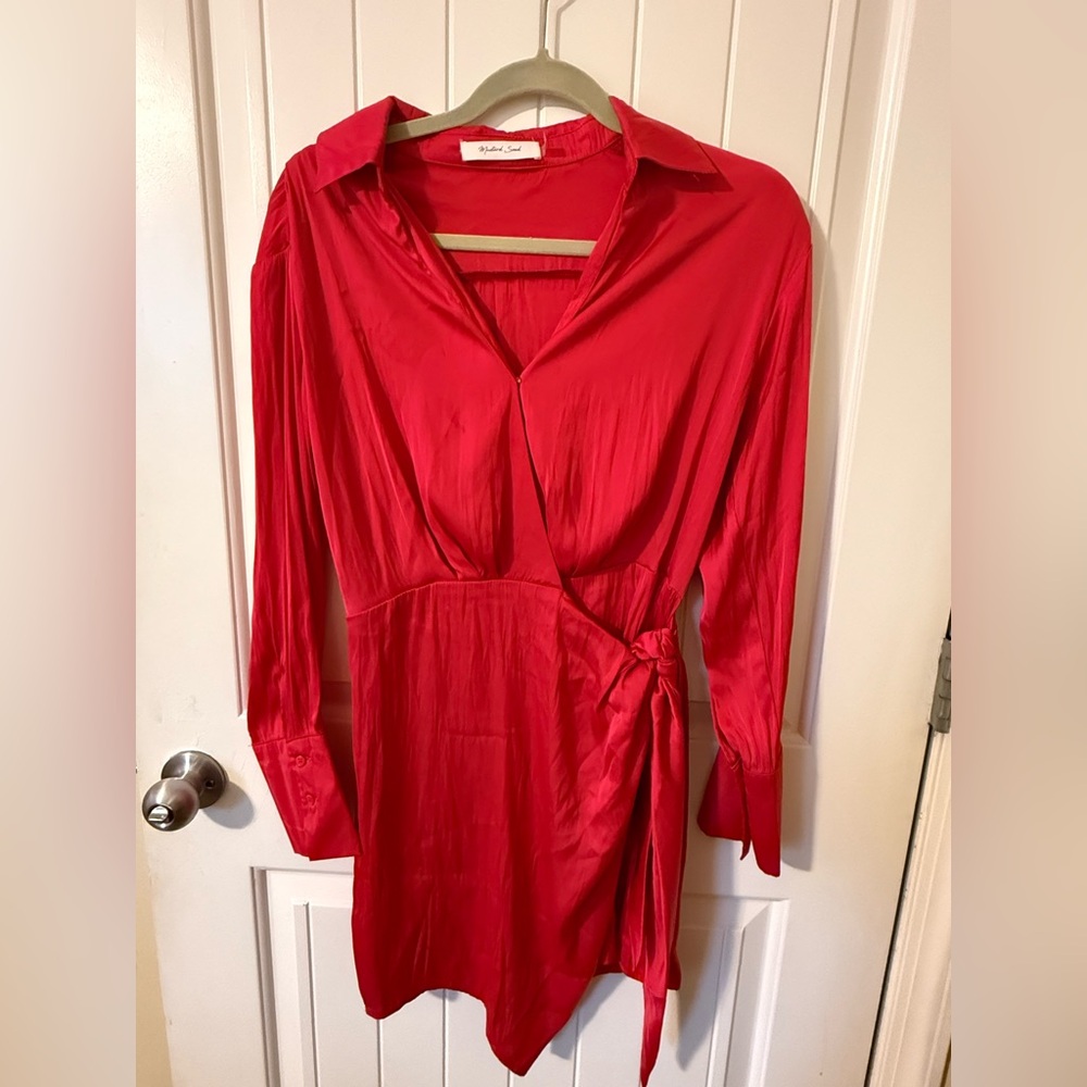 Mustard Seed Red Mini Dress